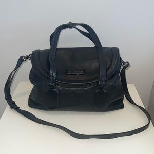 Marc by Marc Jacobs black leather crossbody bag purse